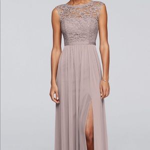 David’s bridal dresses with lace bodice